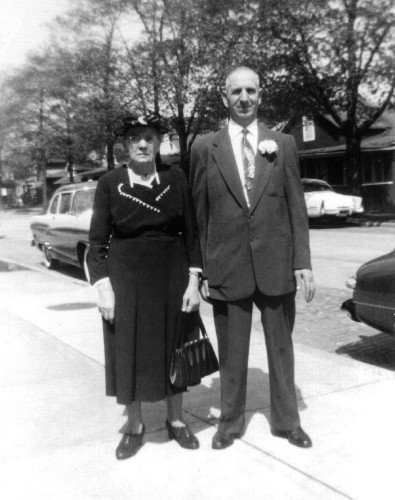 Elisabeth Schreyer (Lehner) and brother Paul Lehner