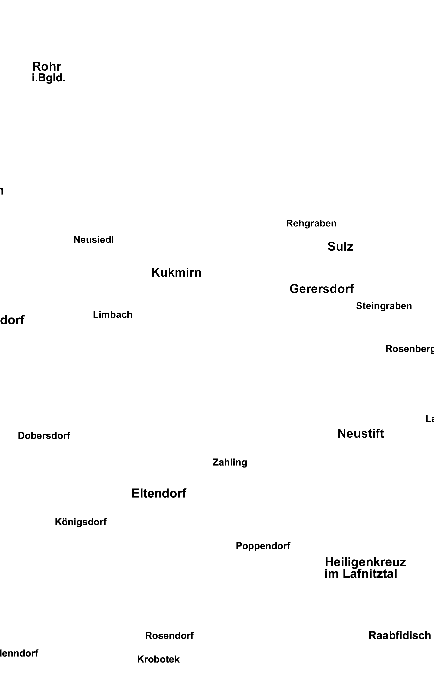 Austrian village names JE